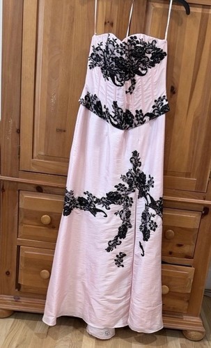 Jovani pink black - black, floral