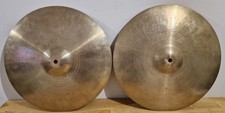 Vintage Paiste Pre-Serial Number Formula 602 Hi-Hat Cymbals 14"