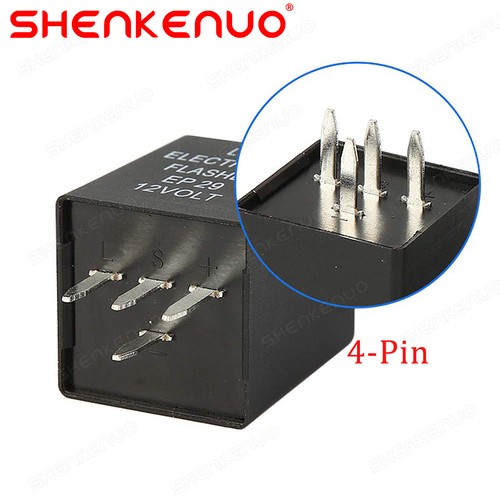 Pin led flasher relay - 4-pin,
