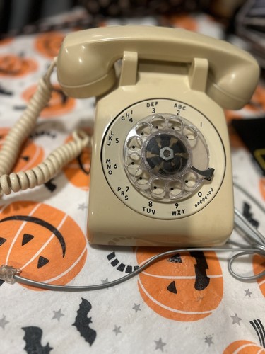 Vintage rotary telephone onyx - vintage,