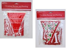 2pc x Merry Christmas Bunting