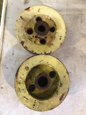 Bamford Wuffler Pair Of Belt Pulleys / Corner Pulleys For Bamford Hay Turner
