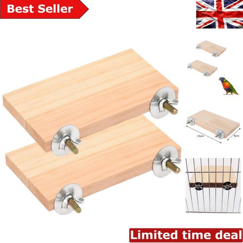 Spacious wooden bird - bird, perch