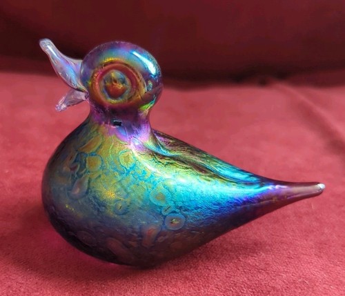 Glass iridescent art - iridescent,