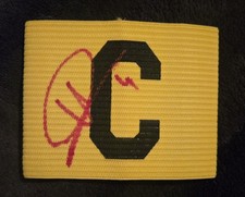 Genuine Hand Signed Captains Armband - Virgil Van Dijk, Liverpool FC 