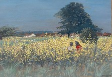 Gouache Figurative Painting