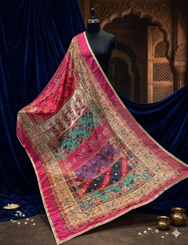 Women dupatta pearl mirror - women,