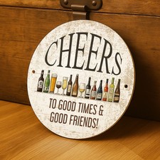 Novelty Home Bar Sign Cheers