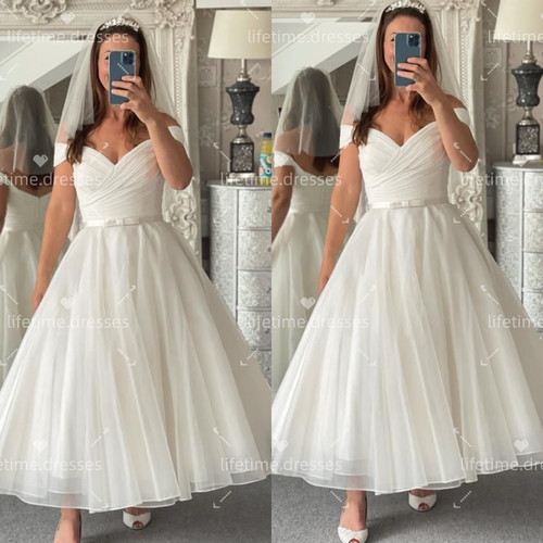 Tea length wedding dresses - tea, new