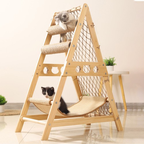 Wooden cat tree - tree, with