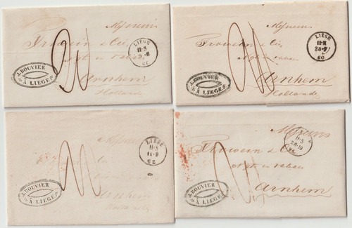 1860 belgium liege pmk - 1860/2,