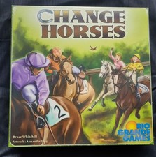 Change horses board game horse - change,