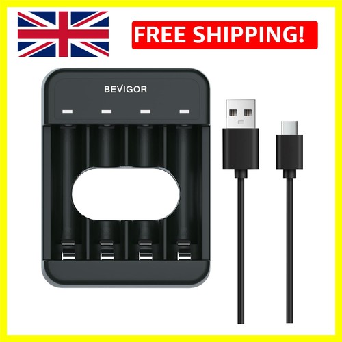 Slot aaa battery charger - 4-slot, aa