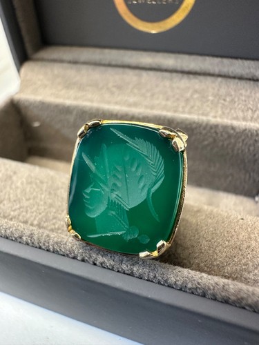 9ct yellow gold green - 9ct,