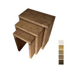 Rustic wood nest - wood, tables