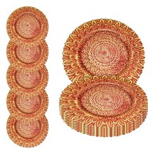 13" Glass Charger Plates Round