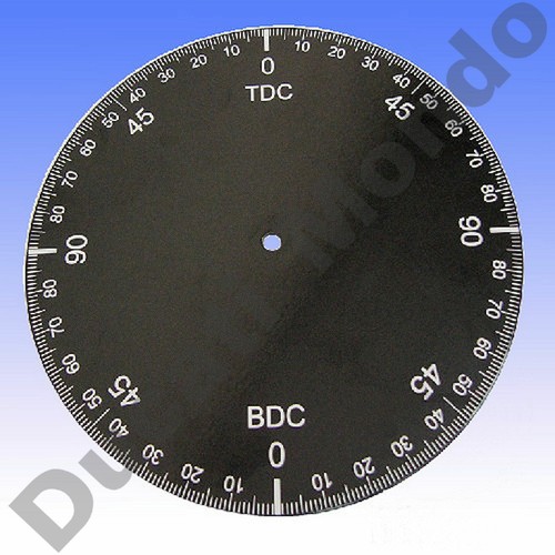 Crank timing degree - , disc
