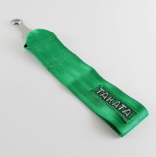 GREEN Race Car TAKATA / OMP Style Tow Strap, Car Modification, Track Day Styling