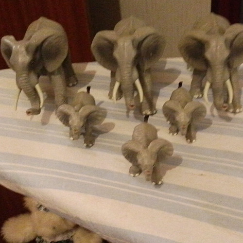 Plastic elephant - plastic,