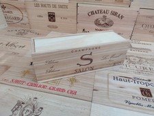 Wooden Wine Box Crate with Lid