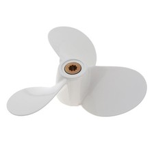 Marine Boat Propeller 4-5-6 White Finish Fit for 7 1/2x7-BA Durable