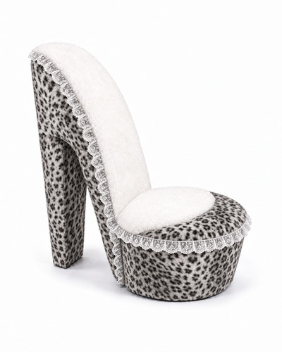 Grey snow leopard - grey,