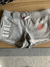 Superdry Jersey Shorts With Pockets Size XL In Grey