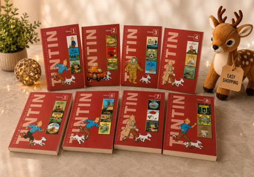 Tin book set herge - tin, 8