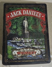 Old Time Tennessee Whiskey Tin and bottle