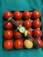 Antique Snooker Billiards Set