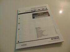 Yamaha Portatone PSR-9000 Keyboard Service Repair Shop Manual Schematics Parts