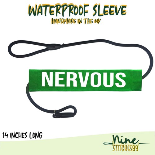 Highly visible dog lead sleeve - visible,