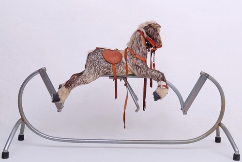 Vintage 50s rocking horse - uk,