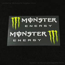 2x MONSTER ENERGY Decal Sticker  UNIVERSAL FIT Car Drift Rally Garage Motorcycle