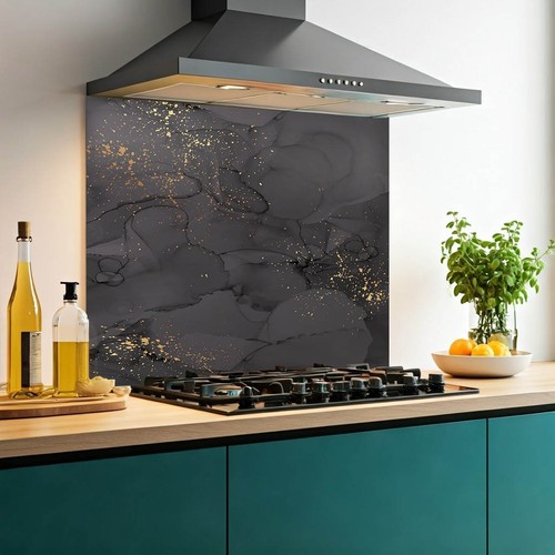 Printed glass kitchen - glass,