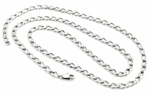 Sterling silver curb chain - curb,