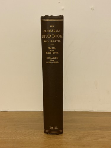 Clydesdale stud book vol - clydesdale,