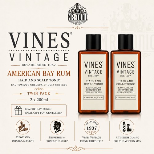 Vines vintage american bay rum - vintage,