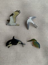 RSPB Pin Badges Bundle x4
