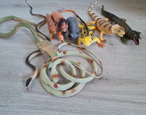 Toy animal figures set - toy,