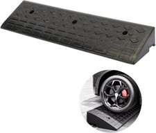 Rubber Kerb Ramp 100 X 25 X 10cm Wheelchair Ramp CurbRamp Extra Long