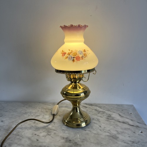 Vintage brass table - brass,
