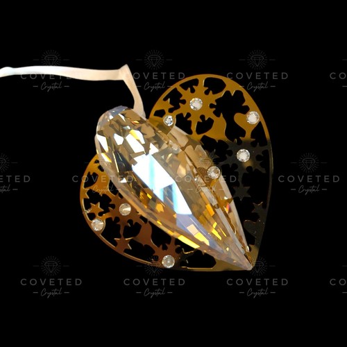 Swarovski crystal heart - swarovski, 3d