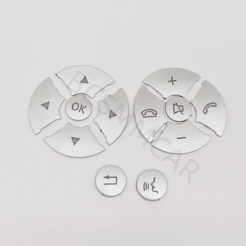 Steering wheel button sticker - wheel,