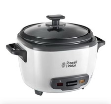 Russell Hobbs Electric Rice Cooker - 2kg (14 Portion - 145g Per Serving) White