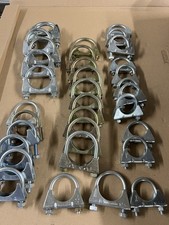 Universal Exhaust Clamps U-Bolt Type Various Sizes Eg 58mm x 7