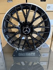 X4 19" C63s ALLOY WHEELS BLACK MERCEDES C W205 E CLASS W212 C207 AMG COUPE 5x112