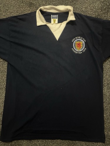 Scotland retro home shirt - retro,
