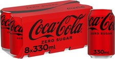 Coca-Cola Zero Sugar 8 x 330 ml