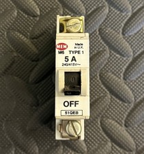 MEM 5 AMP TYPE 1 M6 MCB